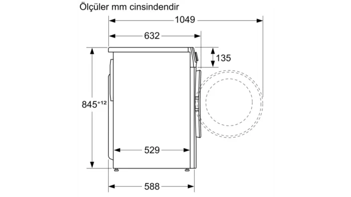 Serie 4 Çamaşır Makinesi 9 kg 1400 dev./dak. - Görsel 8