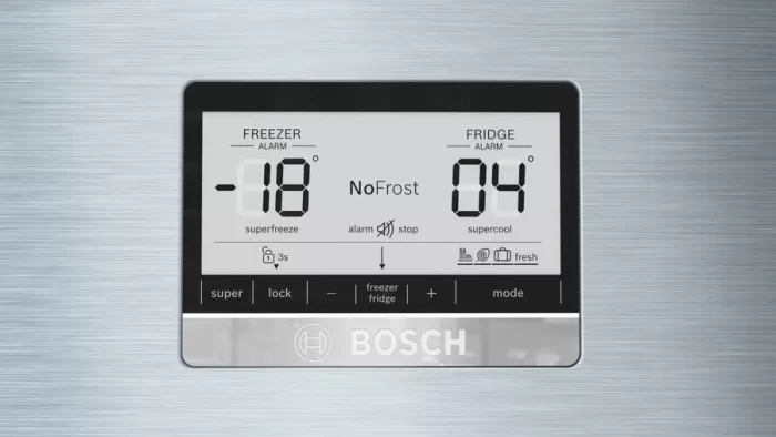 Serie 6 Üstten Donduruculu Buzdolabı 186 x 75 cm Kolay temizlenebilir Inox - Görsel 3