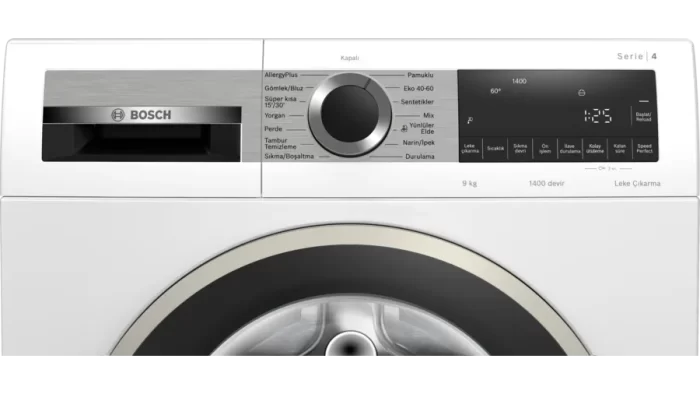 Serie 4 Çamaşır Makinesi 9 kg 1400 dev./dak. - Görsel 4
